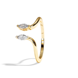 Bague Toi et Moi Diamant Navette - Sereine