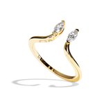 Bague Toi et Moi Diamant Navette - Sereine