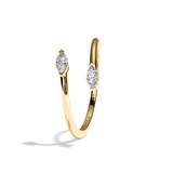Bague Toi et Moi Diamant Navette or rose - Vivante