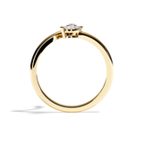 Bague Toi et Moi Poire et Navette - Digne