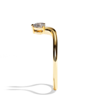 Bague Toi et Moi Diamant Poire - Sereine