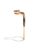 Bague Toi et Moi Diamant Poire - Sereine