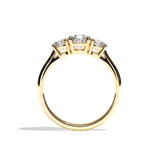 Bague trilogie diamant or rose - Libérée 0,50 CT