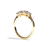 Bague trilogie diamant or rose - Libérée 0,50 CT