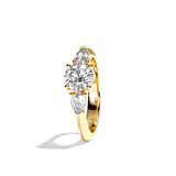 Bague trilogie diamant or jaune - Loyale