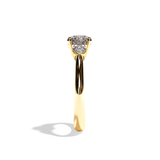 Bague trilogie diamant or jaune - Loyale