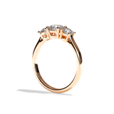 Bague trilogie diamant or rose - Libérée 0,50 CT
