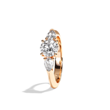 Bague trilogie diamant or jaune - Loyale