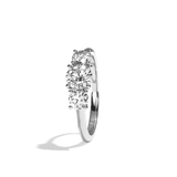 Bague trilogie diamant platine - Libérée 0,30 ct