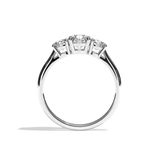 Bague trilogie diamant platine - Libérée 0,30 ct