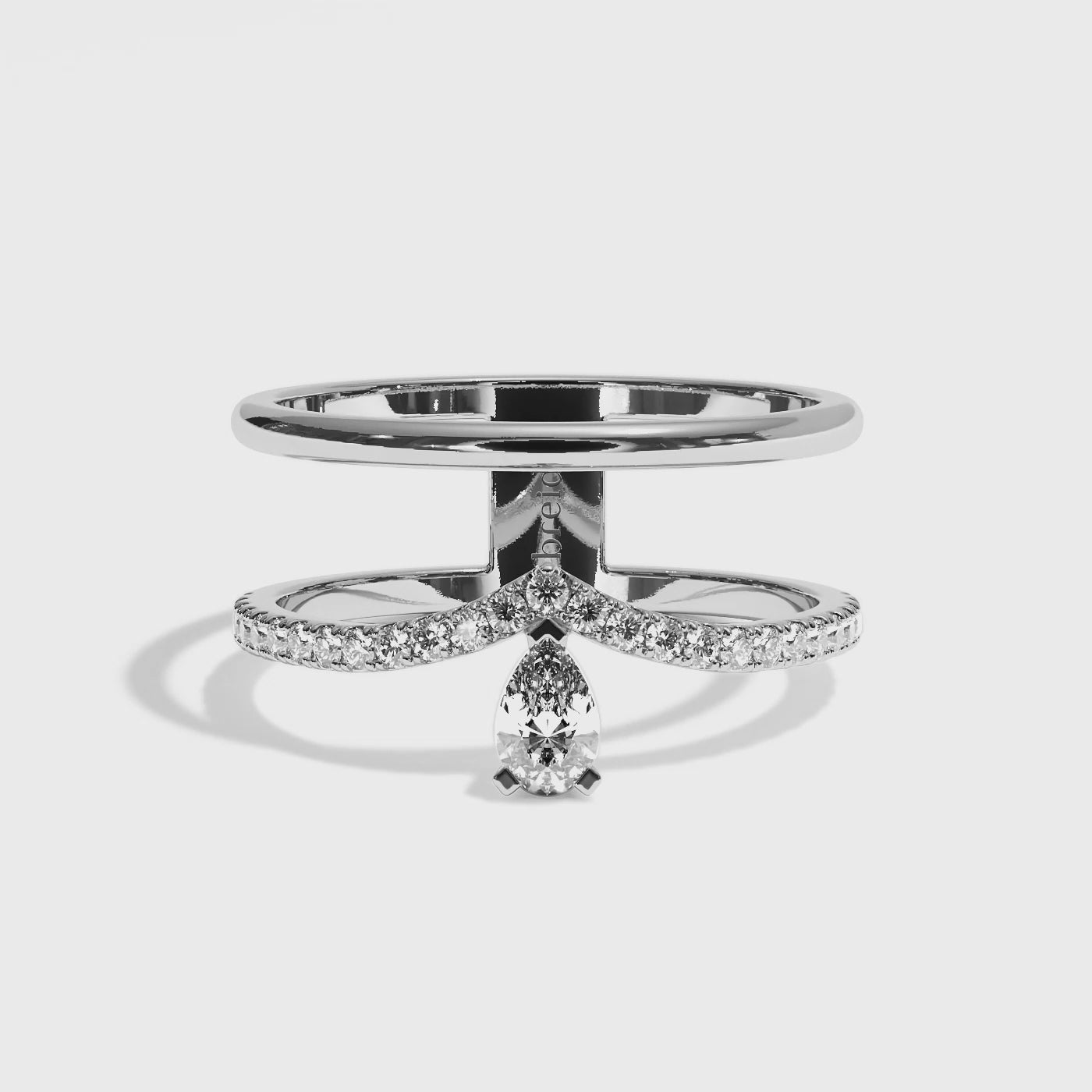 bague-de-fiancailles-double-anneaux-pavee-diamant-poire-or-blanc-palladie-heureuse-joaillerie-video