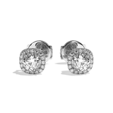 Puces Diamant Rond - Simple Entourage - La Charismatique