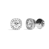 Puces Diamant Rond - Simple Entourage - La Charismatique
