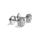 Puces Diamant Rond - Simple Entourage - La Charismatique