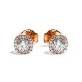 Puces Diamant Rond - Simple Entourage - La Charismatique