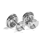 Puces Diamant Oval - Double Entourage - La Créative