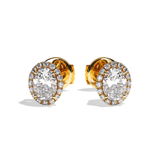 Puces Diamant Oval - Simple Entourage - L'Ingénieuse